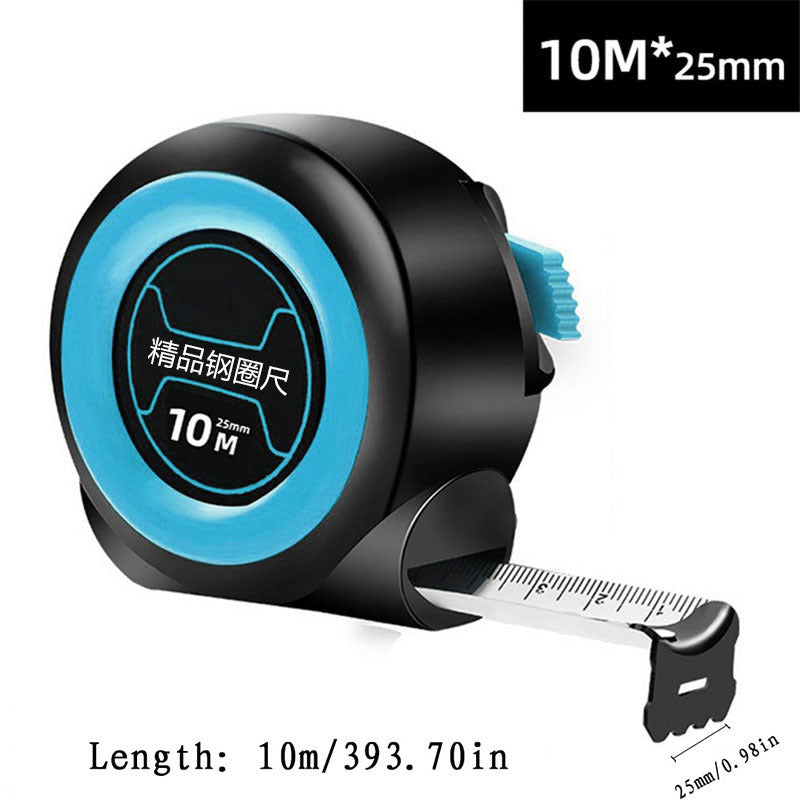Steel Tape Measure Thickened Self-Locking Rubber for Woodworking Tool Ruler