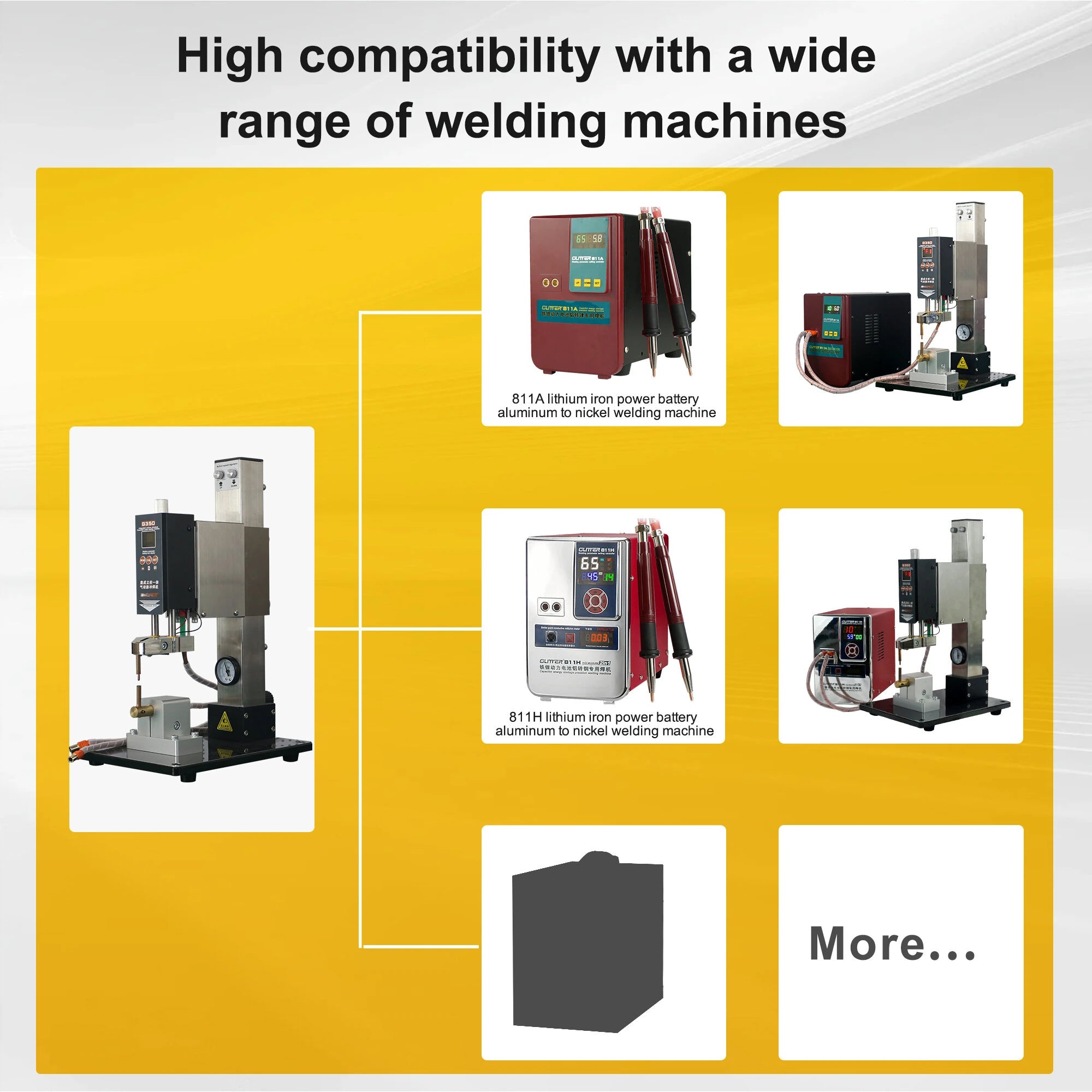 Pneumatic Column Spot Welder 6KG Pressure Butt Welding Machine For Lithium Battery Pack