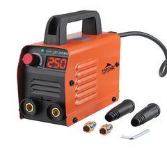 250A 220V Mini Electric Welding Machine Portable Digital Display MMA ARC DC Inverter Plastic Welder Weld Equipment