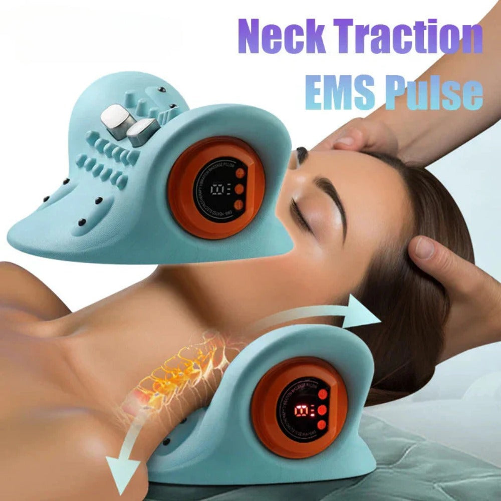 Multifunctional Infrared Neck Massager with Vibration & Heating for Cervical Support and Relaxation