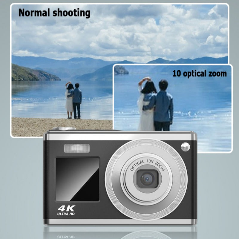 4K Optical Zoom CCD Digital Camera 64 Million Pixels Dual IPS High-definition Screens Photography Camera