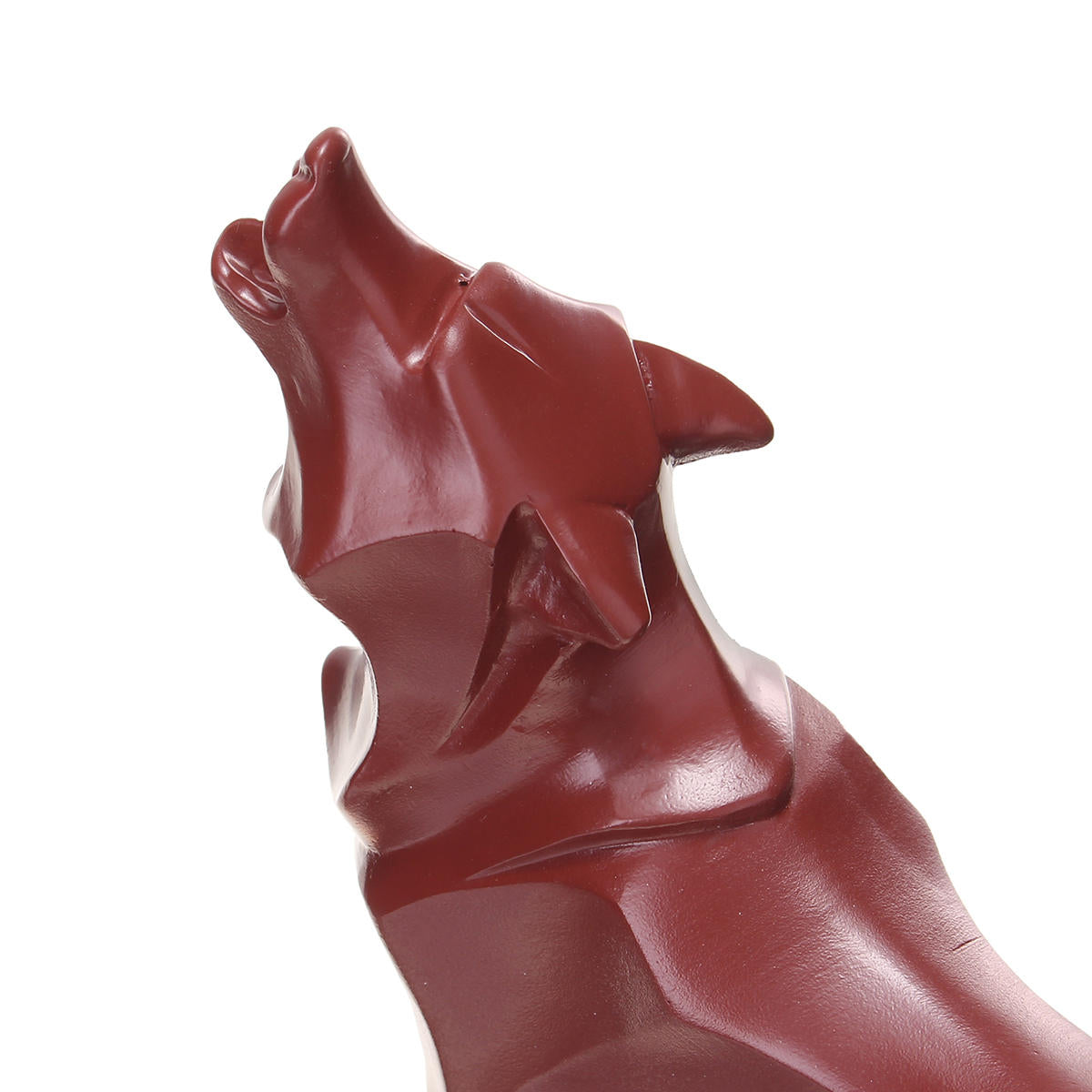 Modern Abstract Art Wolf Statue Resin Geometric Resin Model Gift Decorations
