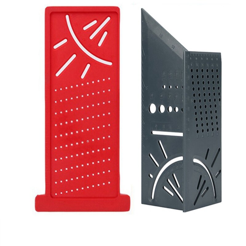 3D Angle Ruler - Multifunctional Measuring Tool for Woodworking, Durable ABS, Lightweight & Portable, Ideal for Engineers & Craftsmen