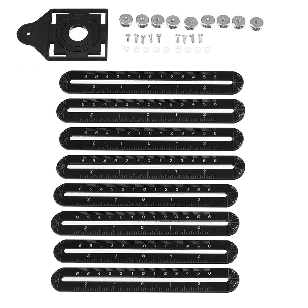 Universal Locator Angularizer Ruler Multi Angle Measurement Rule Foldable Tools Alloy