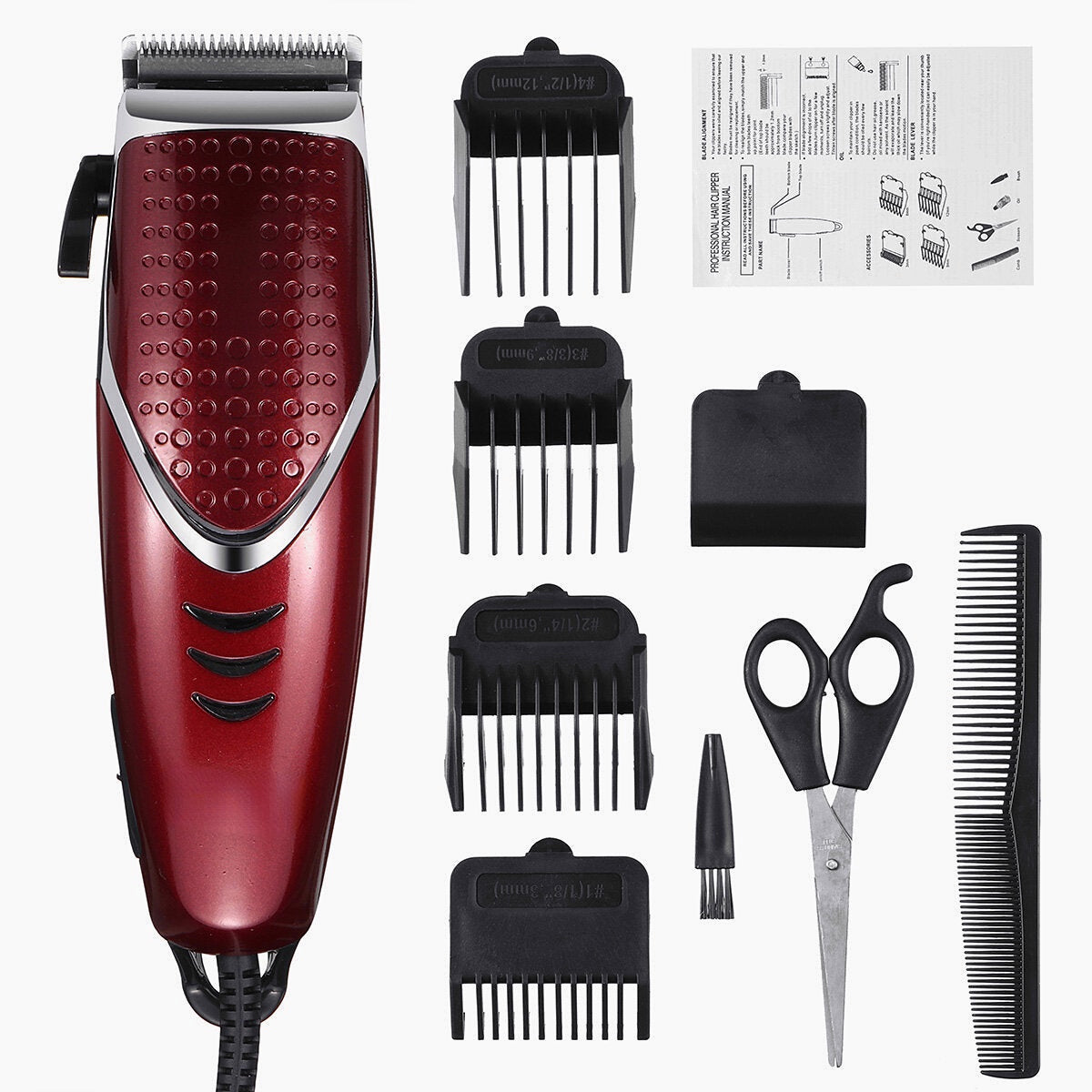 Professional Men Electric Hair Clipper Trimmer Haircut Machine Barber Tools