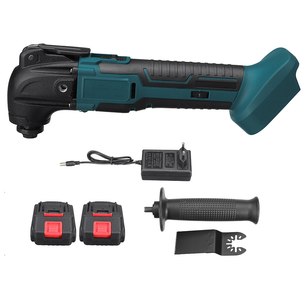 4 Cordless Oscillating Multi-tool Trimmer 6 Speed Electric Shovel Cutting Power Tool For Makita Battery