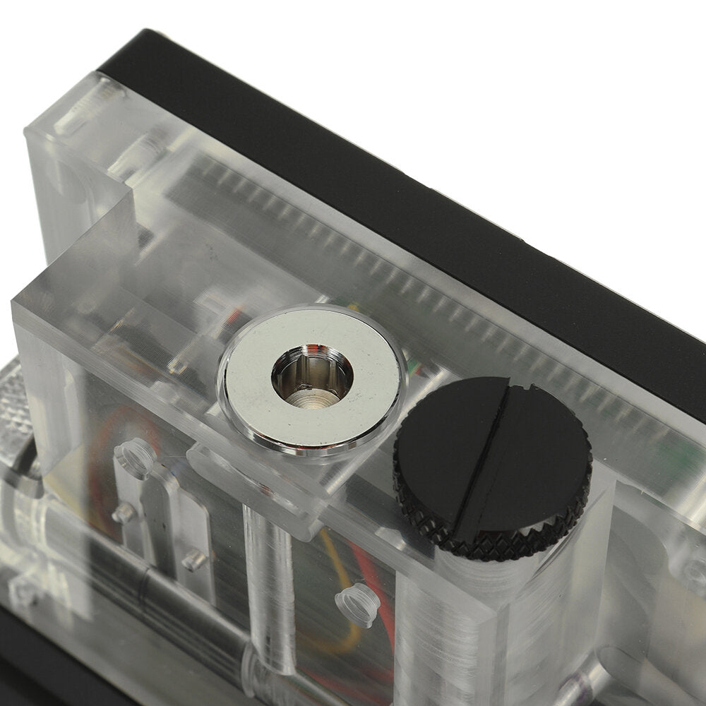 Desktop Version Intelligent Water Cooling System Monitor Temperature Flow Rate Air Pressure Water Pump PWM Black/Silver