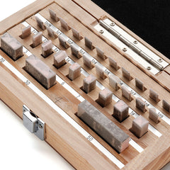 32-Piece Heat Treated Steel Block Set - Ultra Strong, High Precision, Durable, Rust-Resistant, Various Sizes