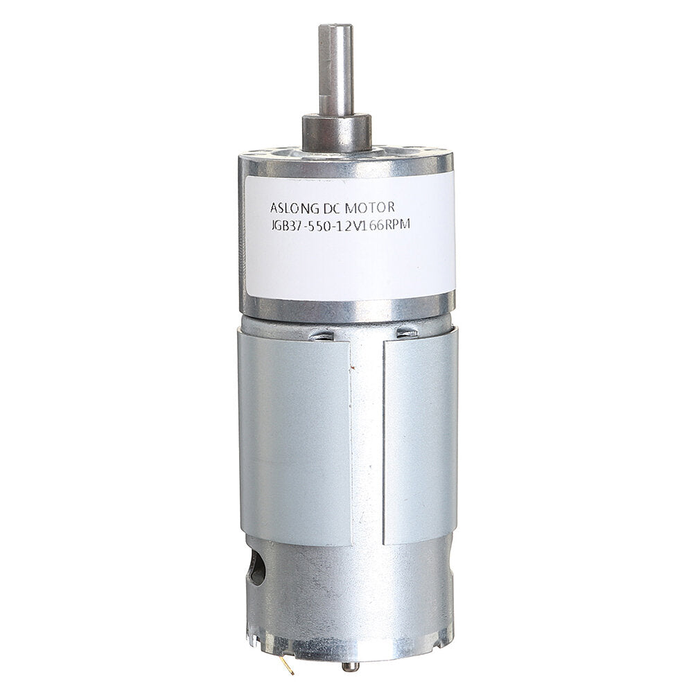 Large Torque Gear Motor DC12V Reducer Motors Reversed with Metal Gearbox Cooling Fan