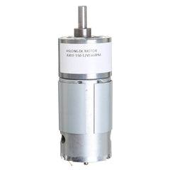Large Torque Gear Motor DC12V Reducer Motors Reversed with Metal Gearbox Cooling Fan