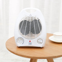 Indoor Electric Space Heater Fan - 1000W/2000W Adjustable Thermostat Ceramic Heater