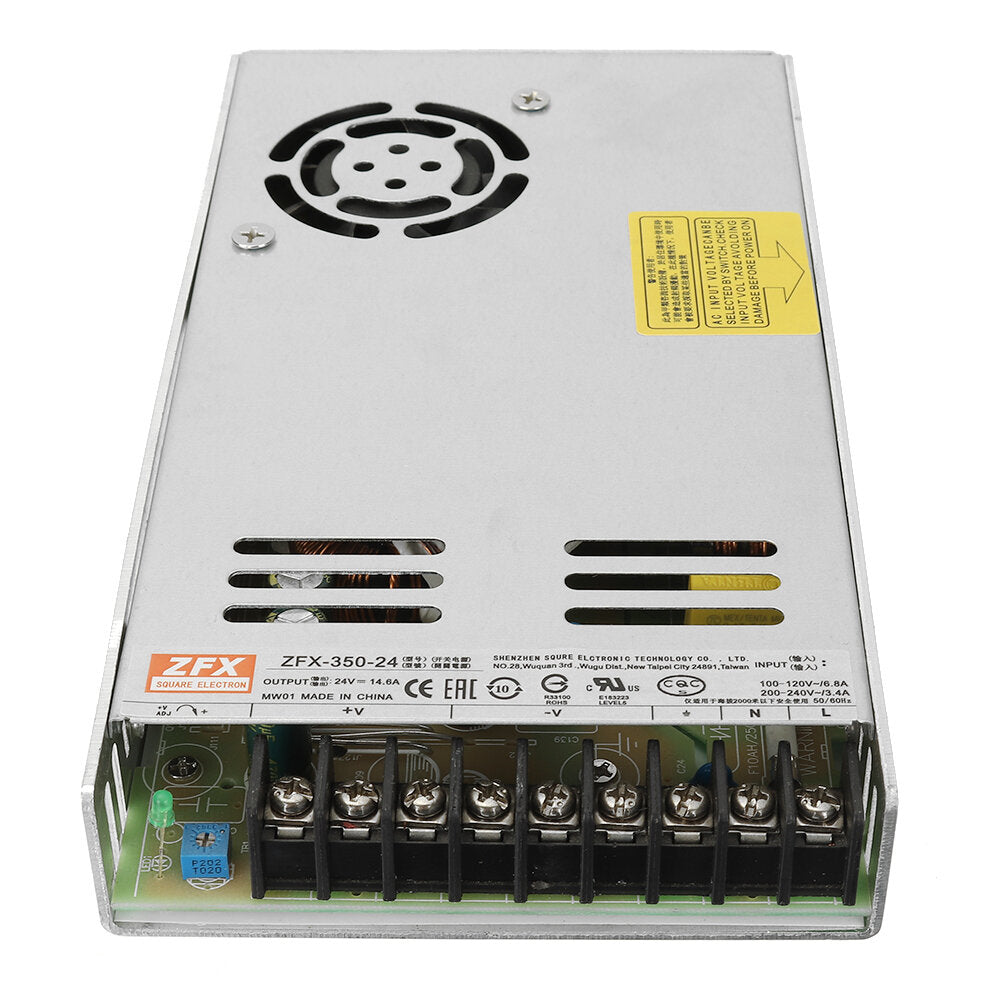 AC 220V to DC 24V 350W Switch Power Supply with Cooling Fan for LED/Monitor Equipment Short Circuit Protection