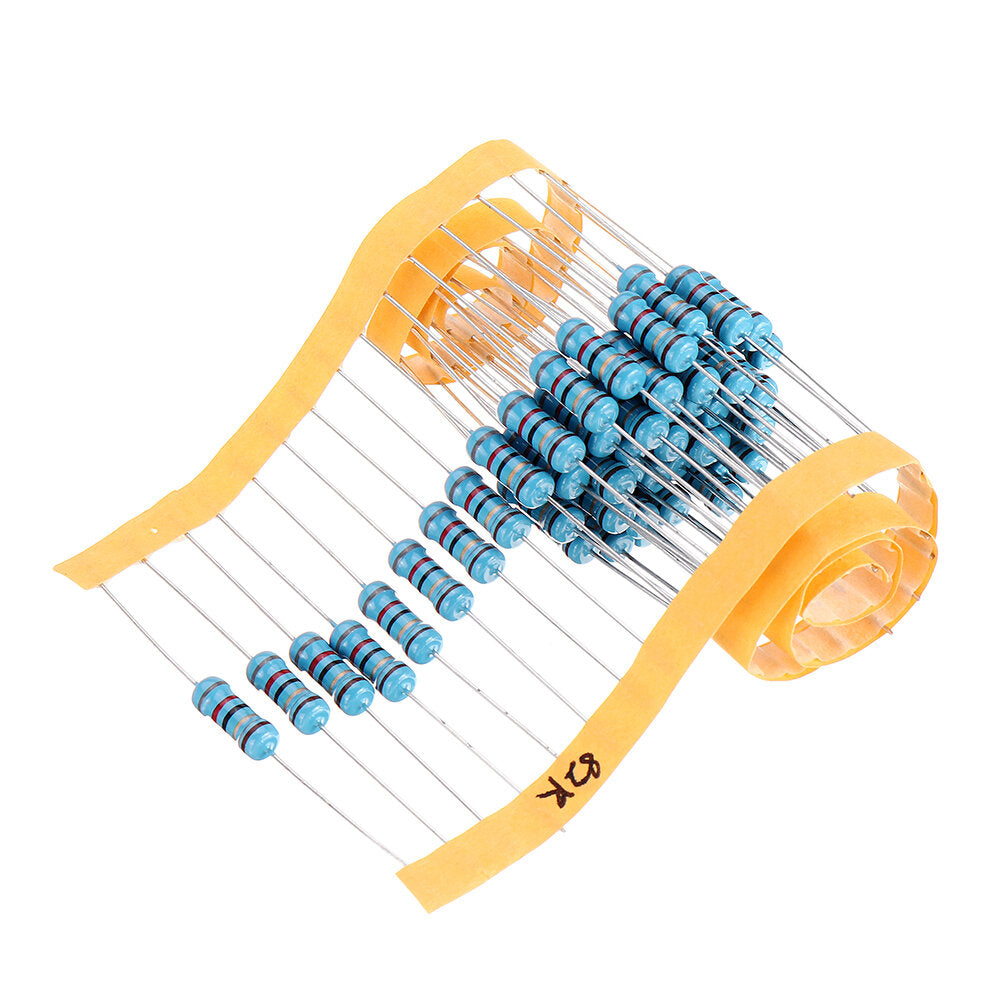 100pcs 1W 82R Metal Film Resistor 1% 82ohm Resistance