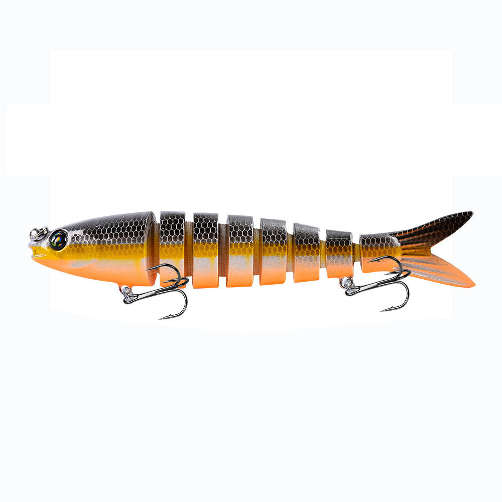1PC 135mm 19g Multi Hard Bait Sea Fishing Lure 4D Fish Lures With 2 Hooks