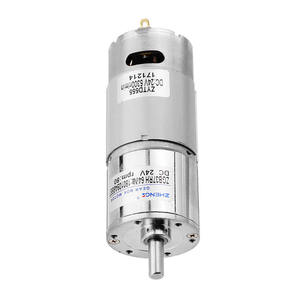 24V 80rpm Gear Motor Reduction Motor DC Motor