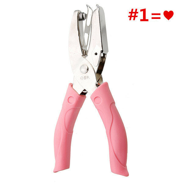 155mm Stainless Steel Manual Hole Puncher Pliers DIY Hand Tool - 5 Size