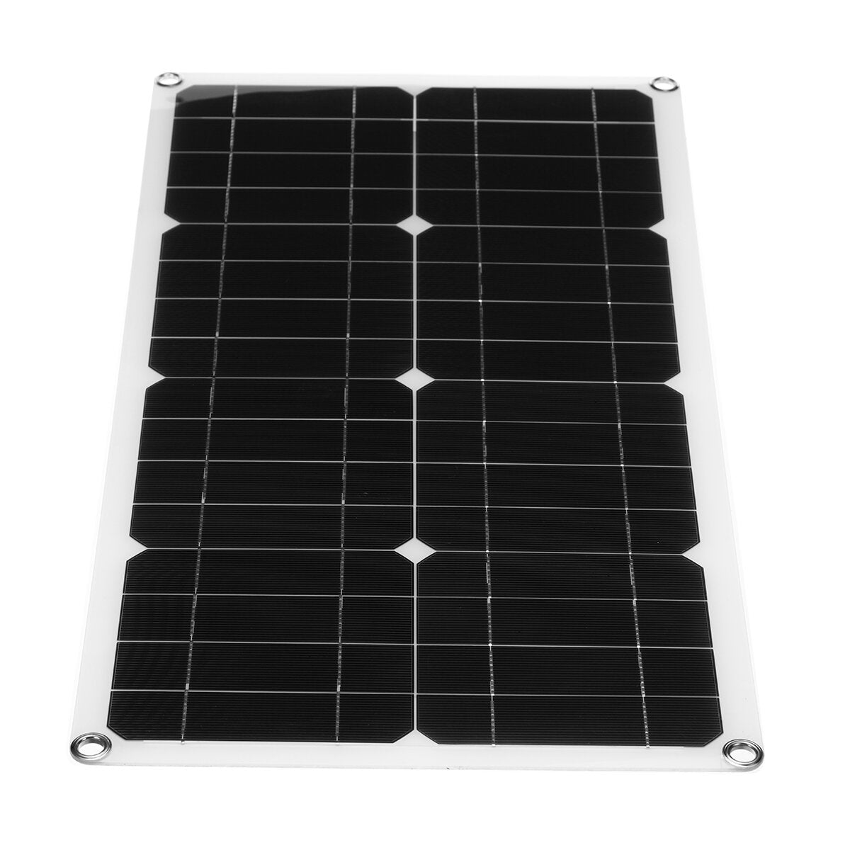 Semi-Flexible Solar Power Panel System kit Solar Panle Type-C USB Dual DC Port Solar Charge Controller