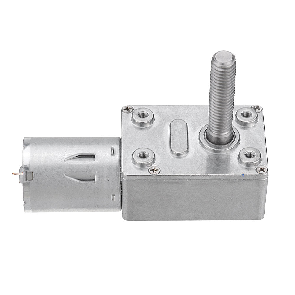 DC 12V Worm Gear Motor 10/30/90/150RPM Turbine Self-locking Reduction Gear Motor