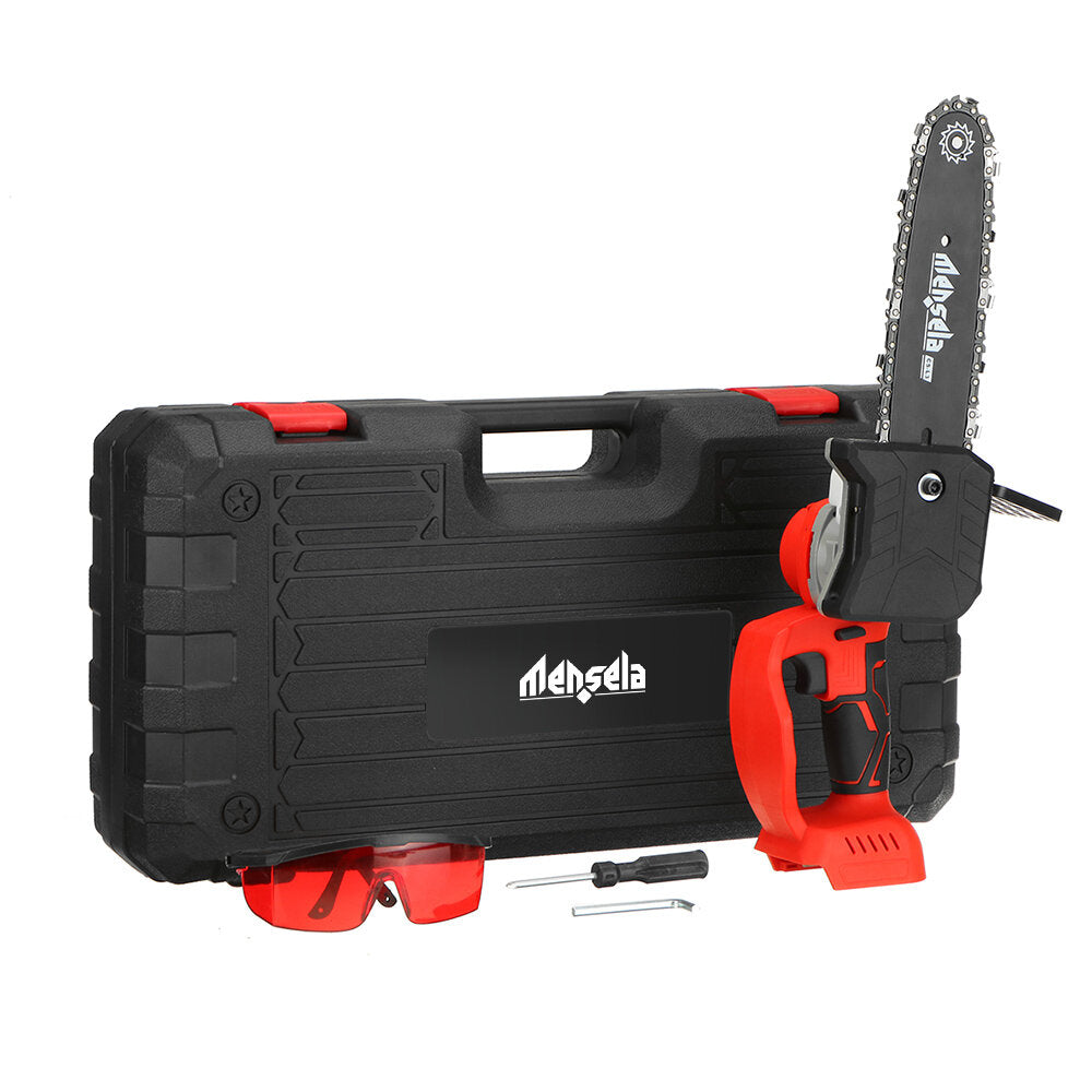 8 Inch Cordless Brushless Electric Chain Saw W/ 4Ah Battery Rechargeable Chainsaw