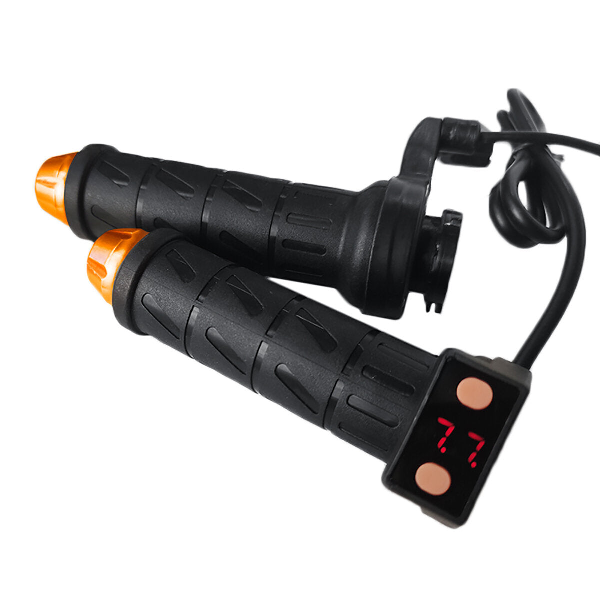 Motorcycle / Electric Scooter Heated Grips 22mm Adjustable Digital LCD Display