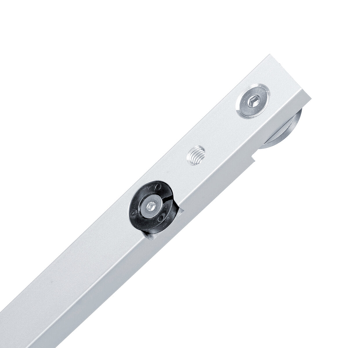 Aluminium Alloy Miter Bar for Table Saw - 300/450/850/880mm, Silver, Durable with Threaded Mounting Holes