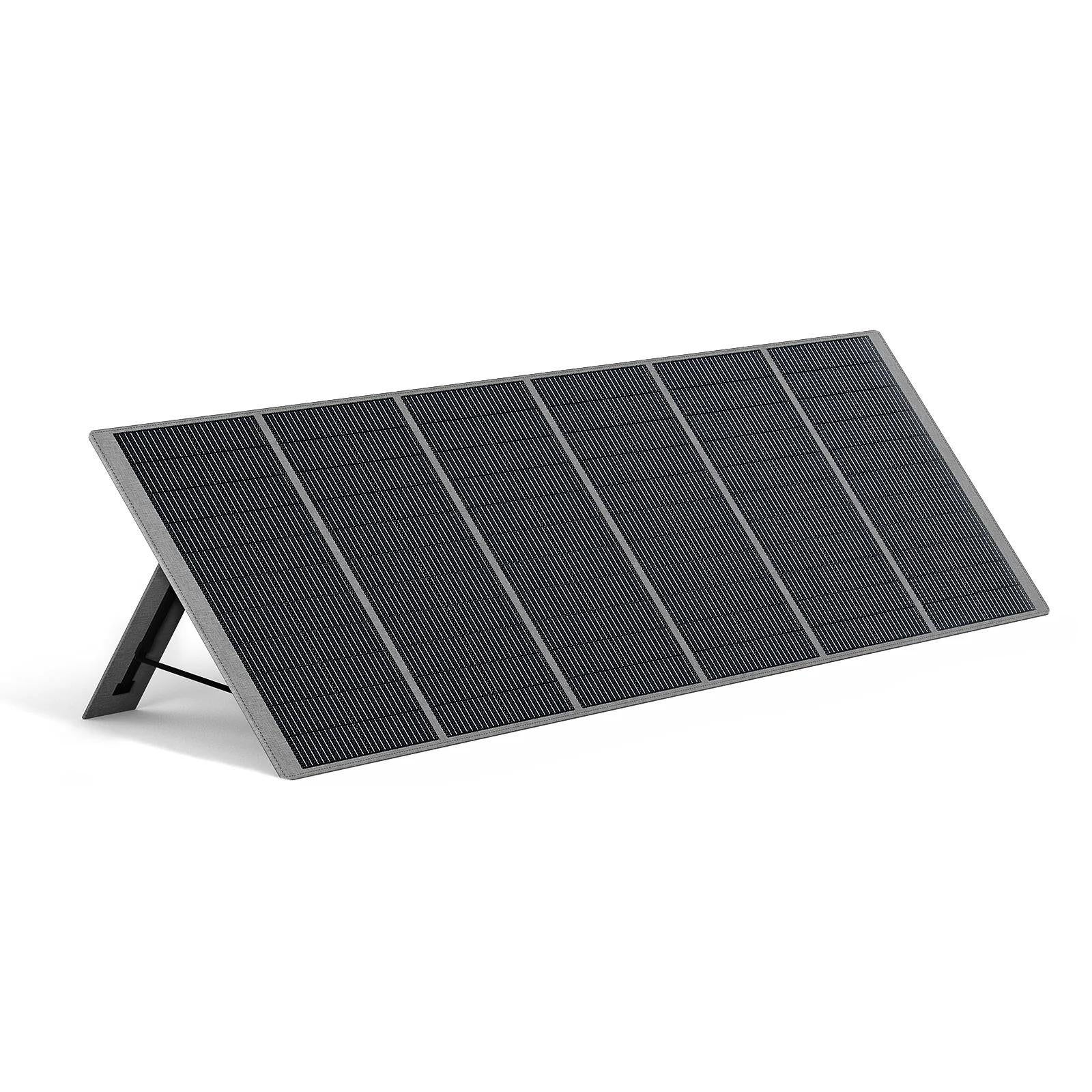 2400W 2048Wh LiFePO4 Portable Power Station with 1 x 400W Solar Panel, UK Plug, App Control & UPS for Camping & Home Backup