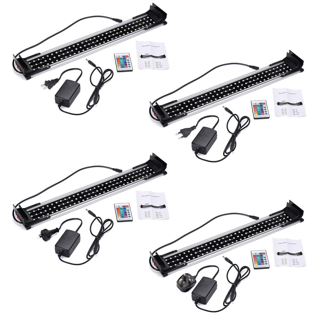 55-60cm Aquarium tank light RGB 15W 5050 90smd With remote control Retractable new 58cm long Suitable