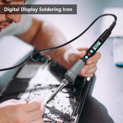 90W Digital Adjustable Temperature Electric Soldering Iron Kit for BGA SMD PCB IC Repair
