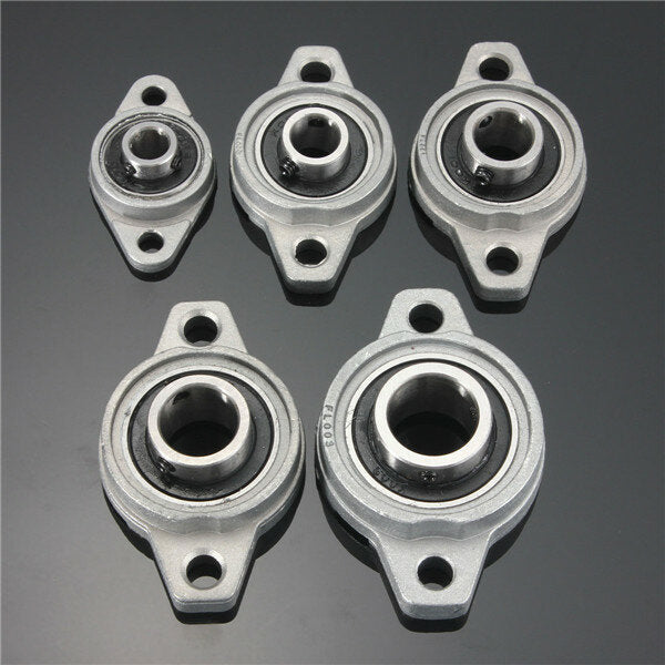 8/10/12/15/17mm Bore Diameter Zinc Alloy Pillow Block Flange Linear Bearing KFL Series CNC