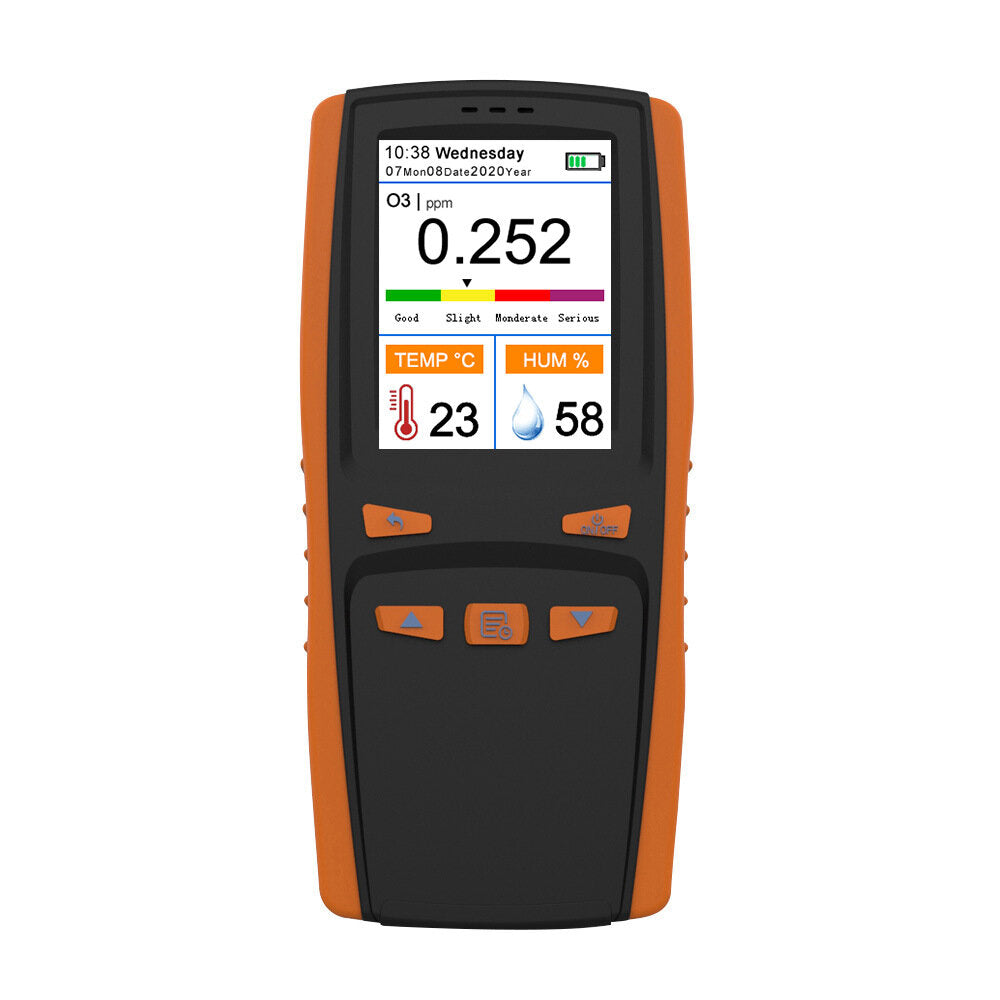 Portable Ozone Analyzer Multifunctional O Ozone Meter Intelligent Sensor Air Quality Pollution Monitor