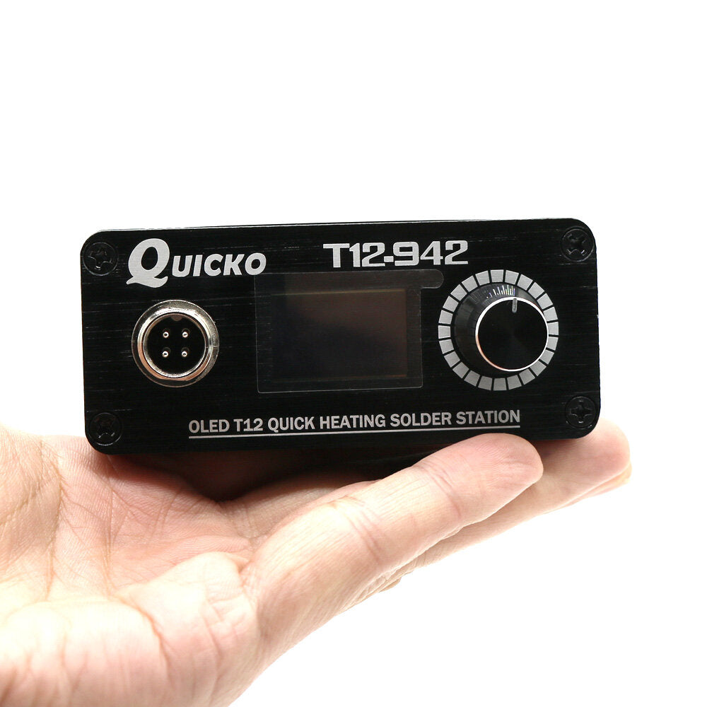 MINI OLED Digital Soldering Station T12-907 Handle with T12-K Iron Tips Welding Tool