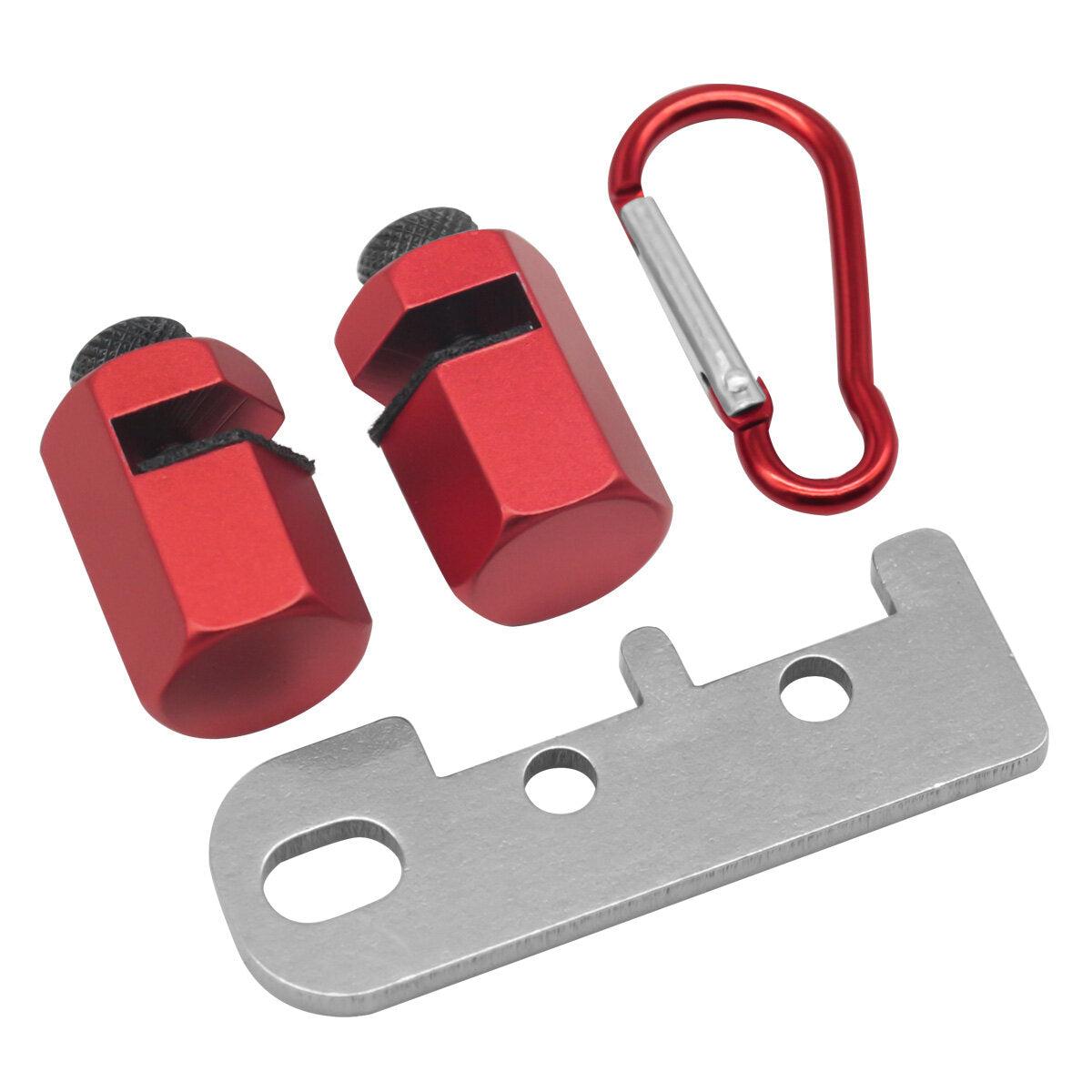 Stair Gauge Framing Square Jigs for Accurate Woodworking Layouts - Durable Aluminum, Quick Adjustments, 2 Pcs Set