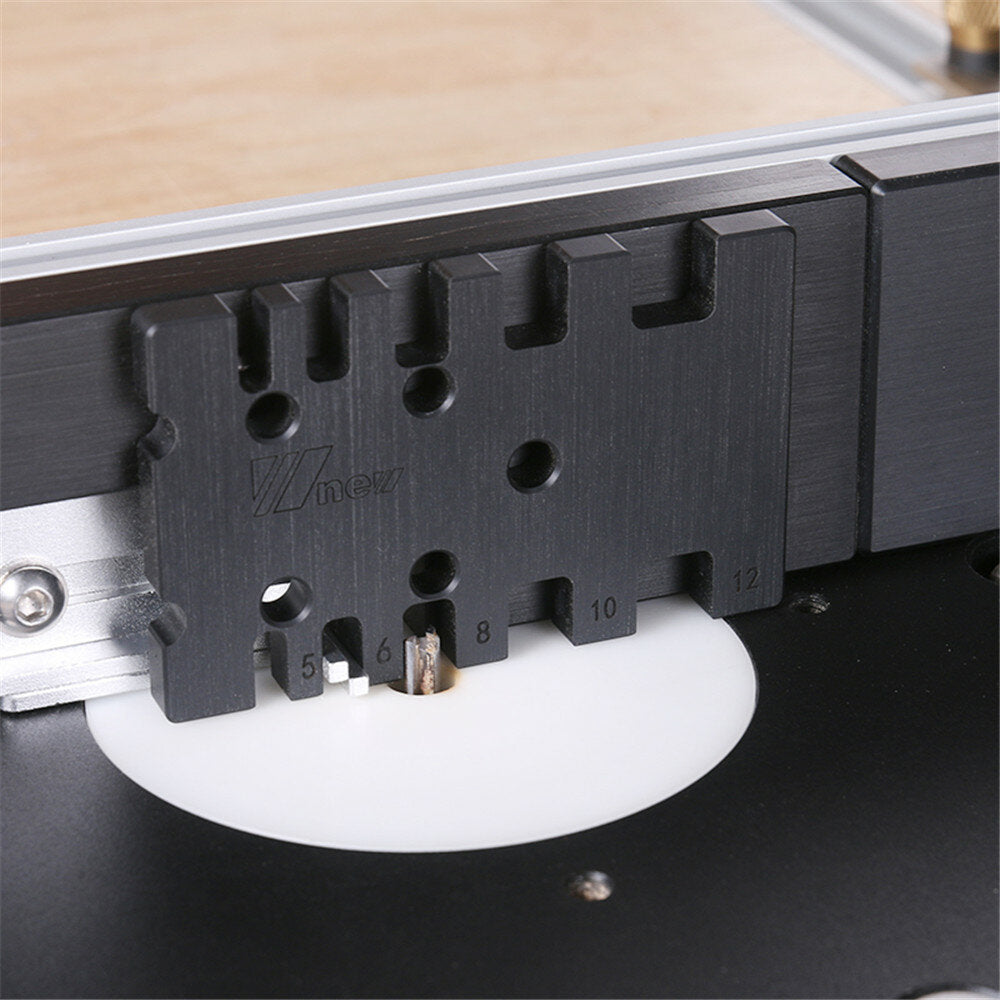 Inch/MM Woodworking Tenon and Mortise Milling Gauge Angle Miter Gauge Template Right Angle Sawing Jiont