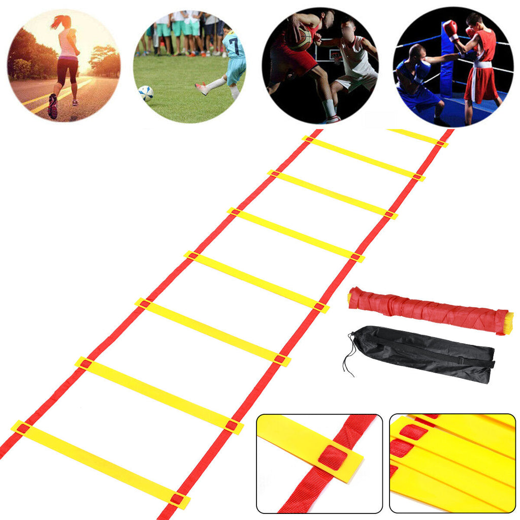 3/4/5/6/7/8/10m Ladder Basketball Football Soccer Sports Speed Training Equipment Fitness Exercise