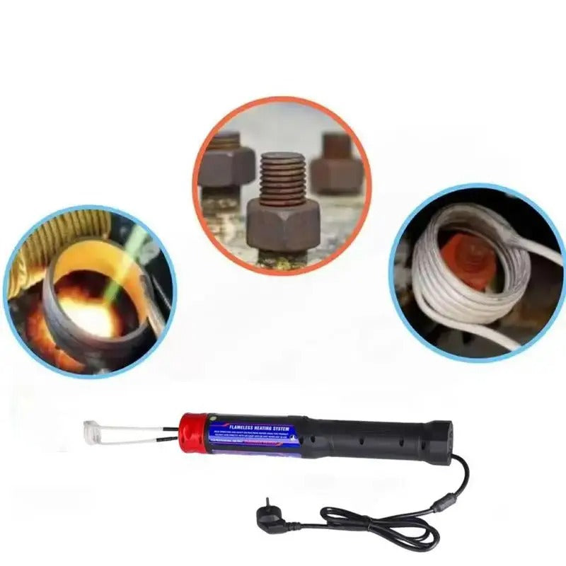 Greenzech ProHeat™ 1700W Magnetic Induction Heater Kit | Flameless Rusted Bolt Remover | with 4 Coils & Case
