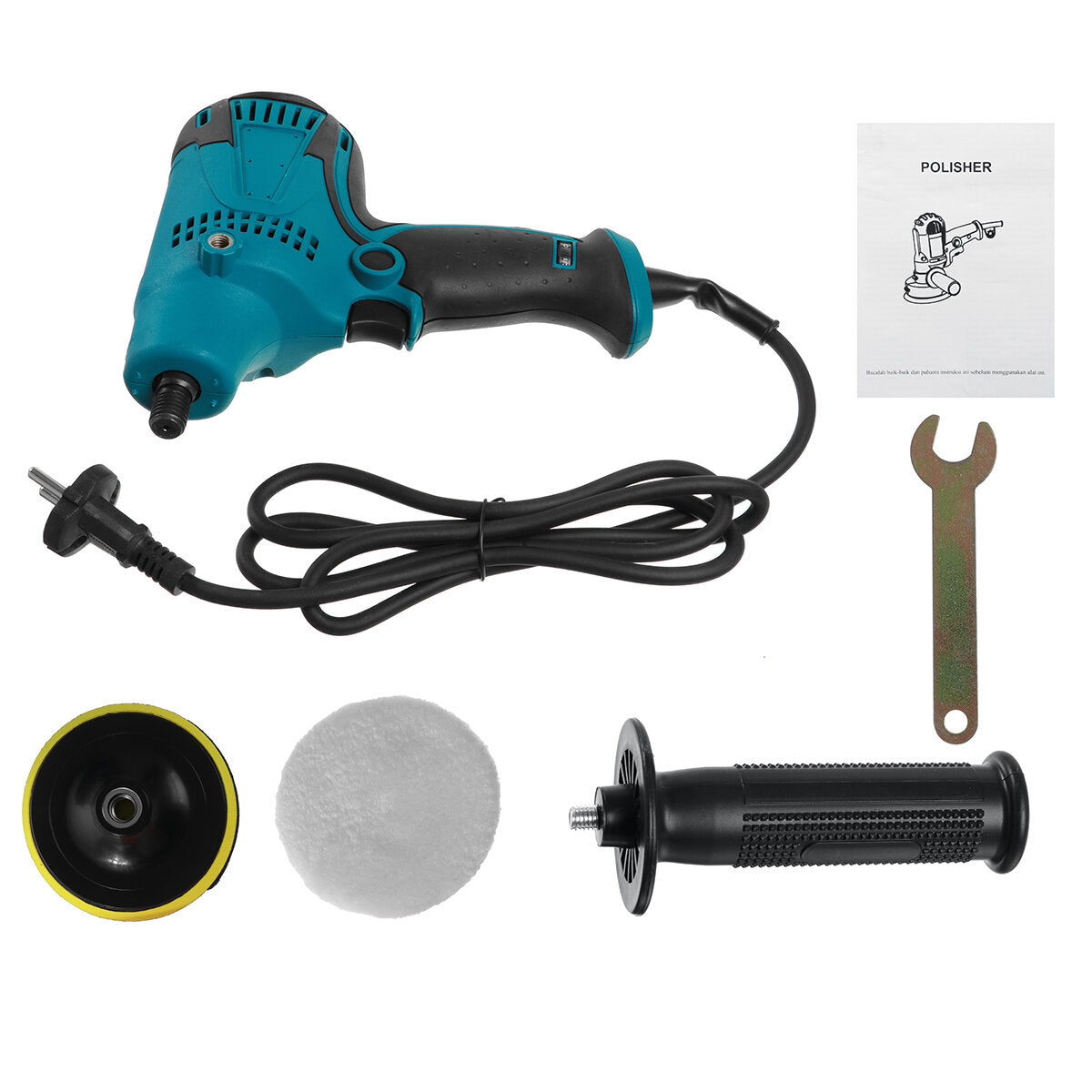 600W 5 Inch Car Polisher 6 Speed Regulated Multifunctional Electric Polishing Repair Tool