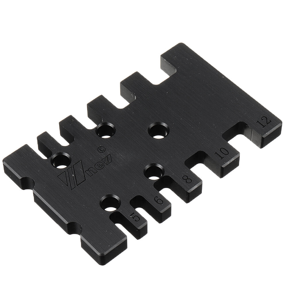 Inch/MM Woodworking Tenon and Mortise Milling Gauge Angle Miter Gauge Template Right Angle Sawing Jiont