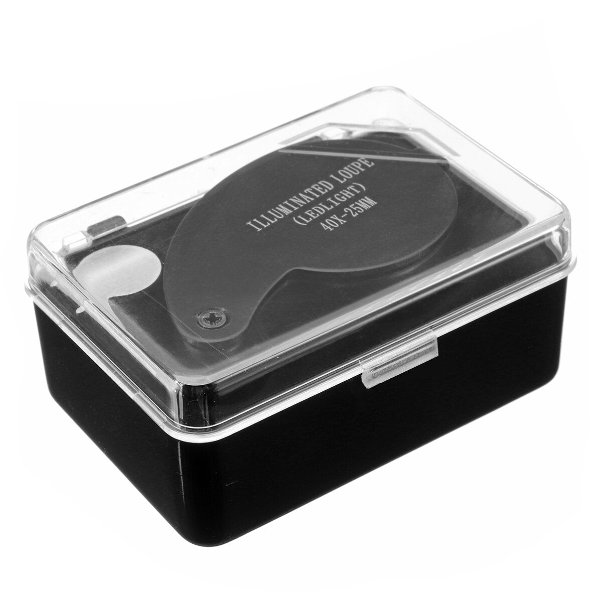 40X 25mm LED Jeweler Eye Loupe Magnifier Magnifying Glass Jewelry Diamond