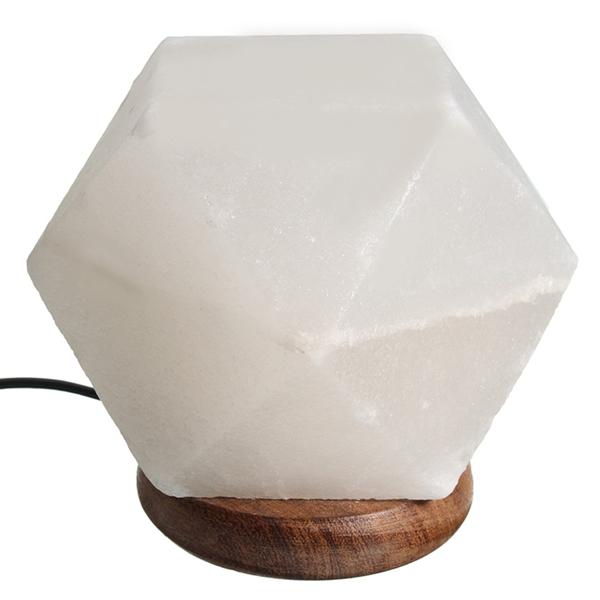 Natural Crystal Rock USB Salt Lamp Colorful LED Night Light Decor