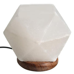 Natural Crystal Rock USB Salt Lamp Colorful LED Night Light Decor