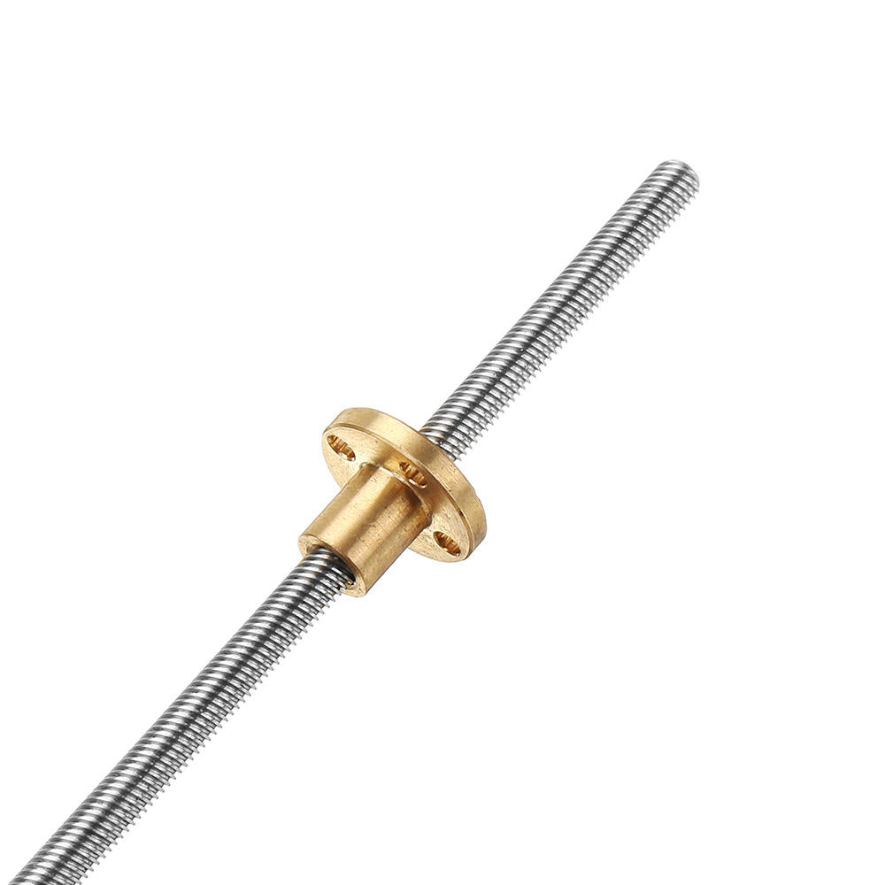 T6 Lead Screw 200mm Length 6mm Thread 1mm Pitch Lead Screw with Copper Nut
