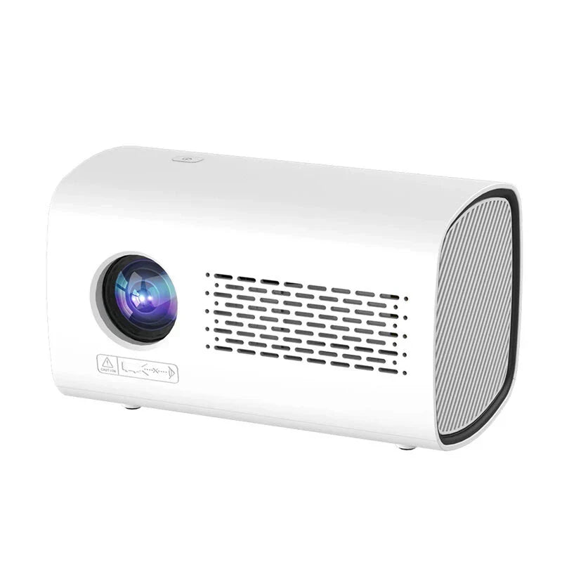 Mini LED Projector 150 ANSI Lumens 720P WiFi Home Theater with Auto Keystone, Bass Speaker & Remote Control