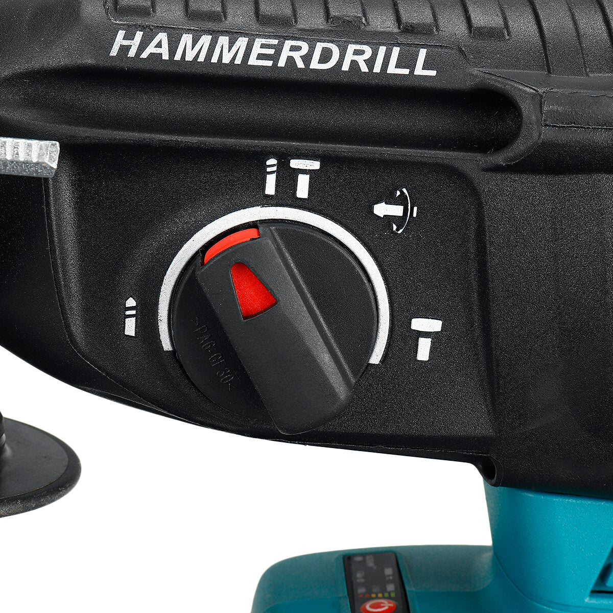 18v Brushless Cordless Rechargable Electric Hammer SDS Impact Drill Hammer Fir Makiita