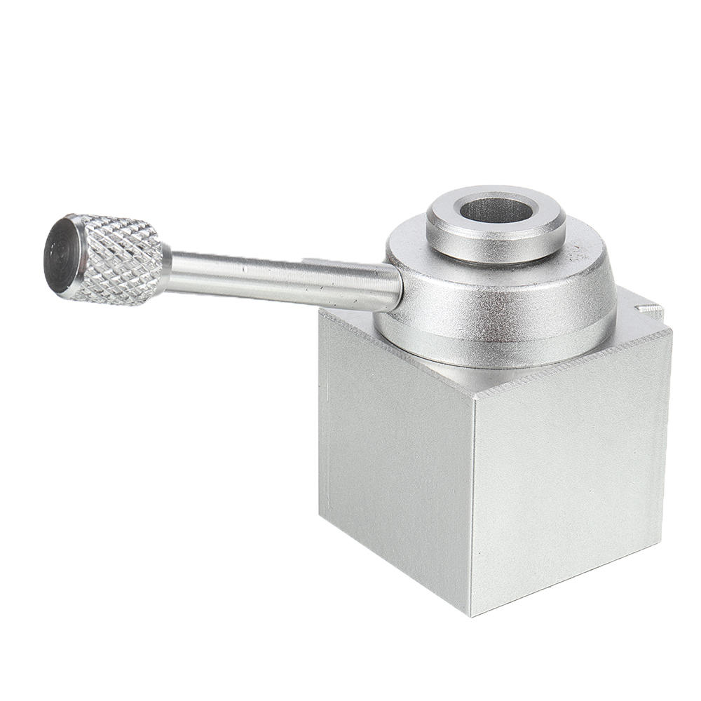 Upgraded Silver Quick Change Post Holder Set Boring Bar Turning Tool Holder For CNC Mini Lathe