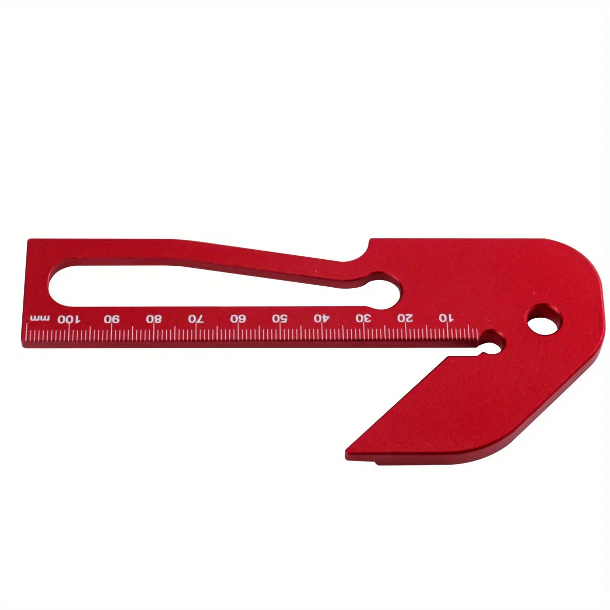 Accurate Center Finder & Dual-Angle Scribe Tool - Premium Aluminum Alloy, Compact Design for Woodworking Projects