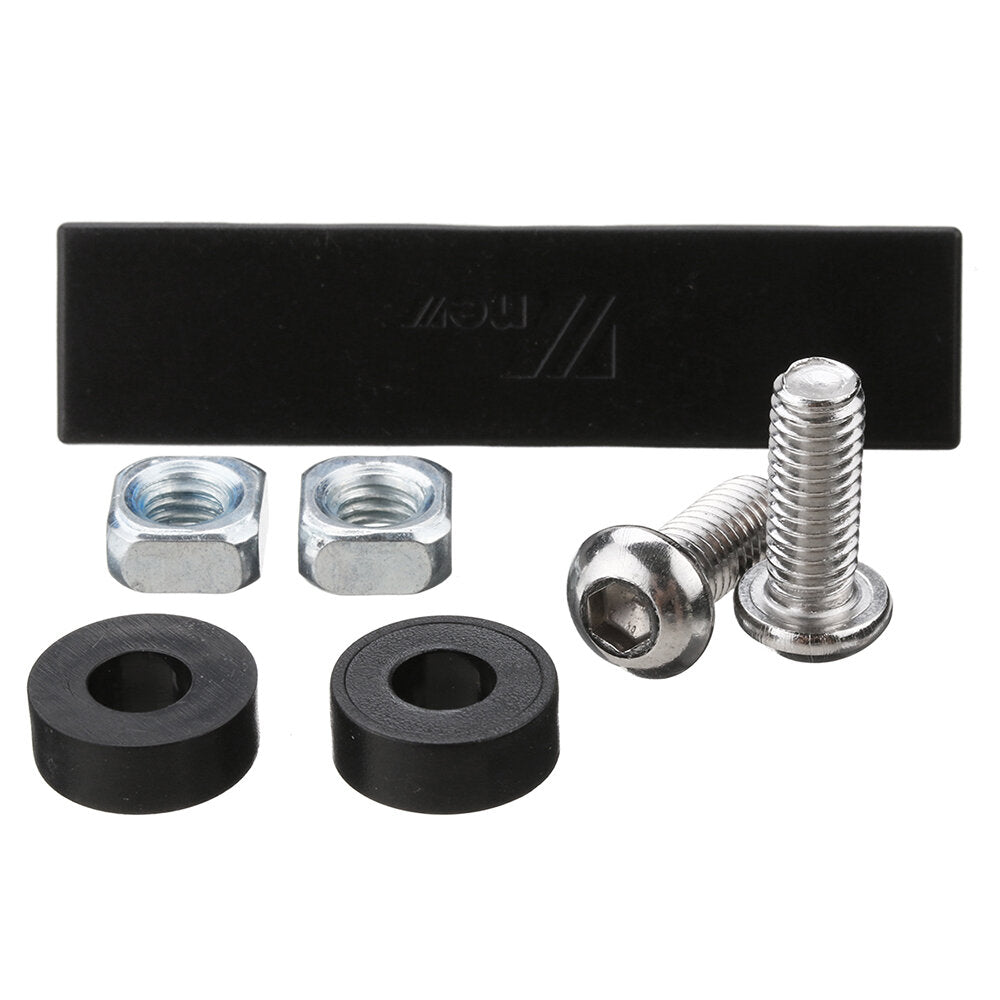 Aluminum Box Joint Jig Kit for Miter Gauge - High Precision, Fits Most Table Saws & Router Tables, 30x60x450mm