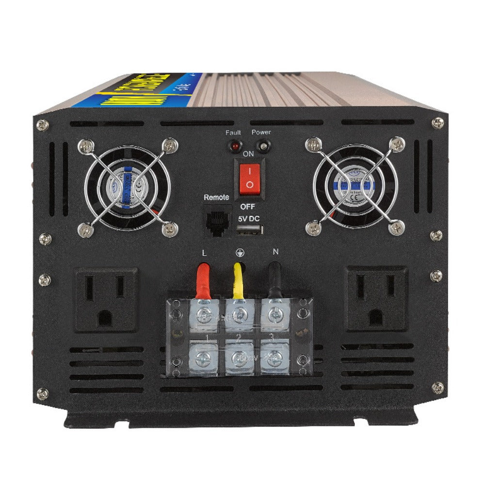 GreenZech DM 8000 Pro | 8000W Continuous 16000W Peak | Pure Copper Coil Industrial Inverter | 12V 24V 48V to 110V 220V