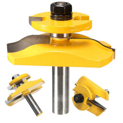 3pcs 1/2 Inch Shank Router Bit Set Wood Working Tool