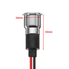 12V 16mm LED Dash Panel Warning Pilot Light Indicator