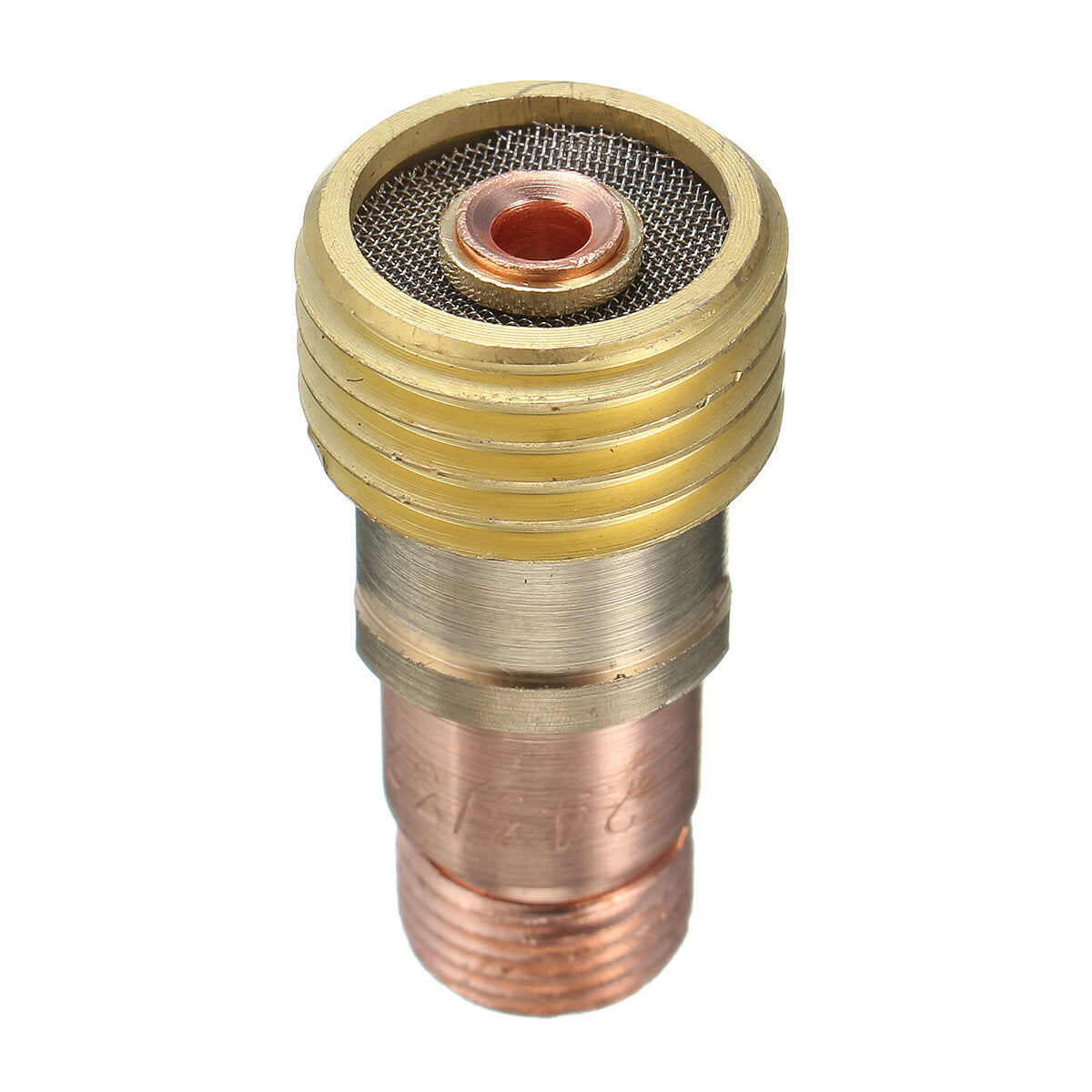 Brass Collets Stubby Gas Lens Connector With Mesh For Tig WP-17/18/26 Torch
